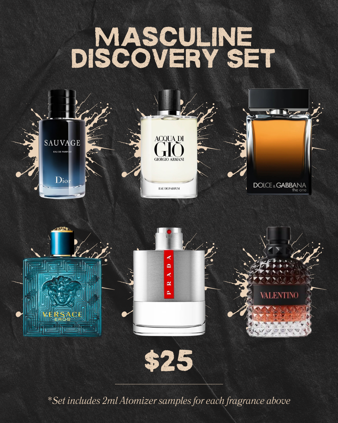 Masculine Discovery Set – 6 x 2 mL