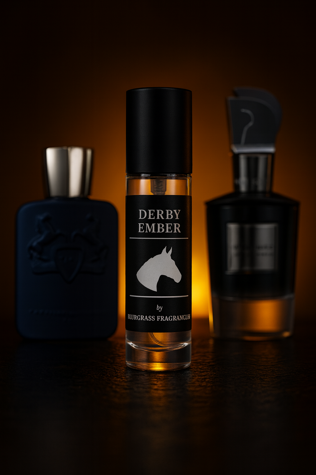 Derby Ember (Layton x Double Attack) Blend Fragrance Samples | Authentic Decants