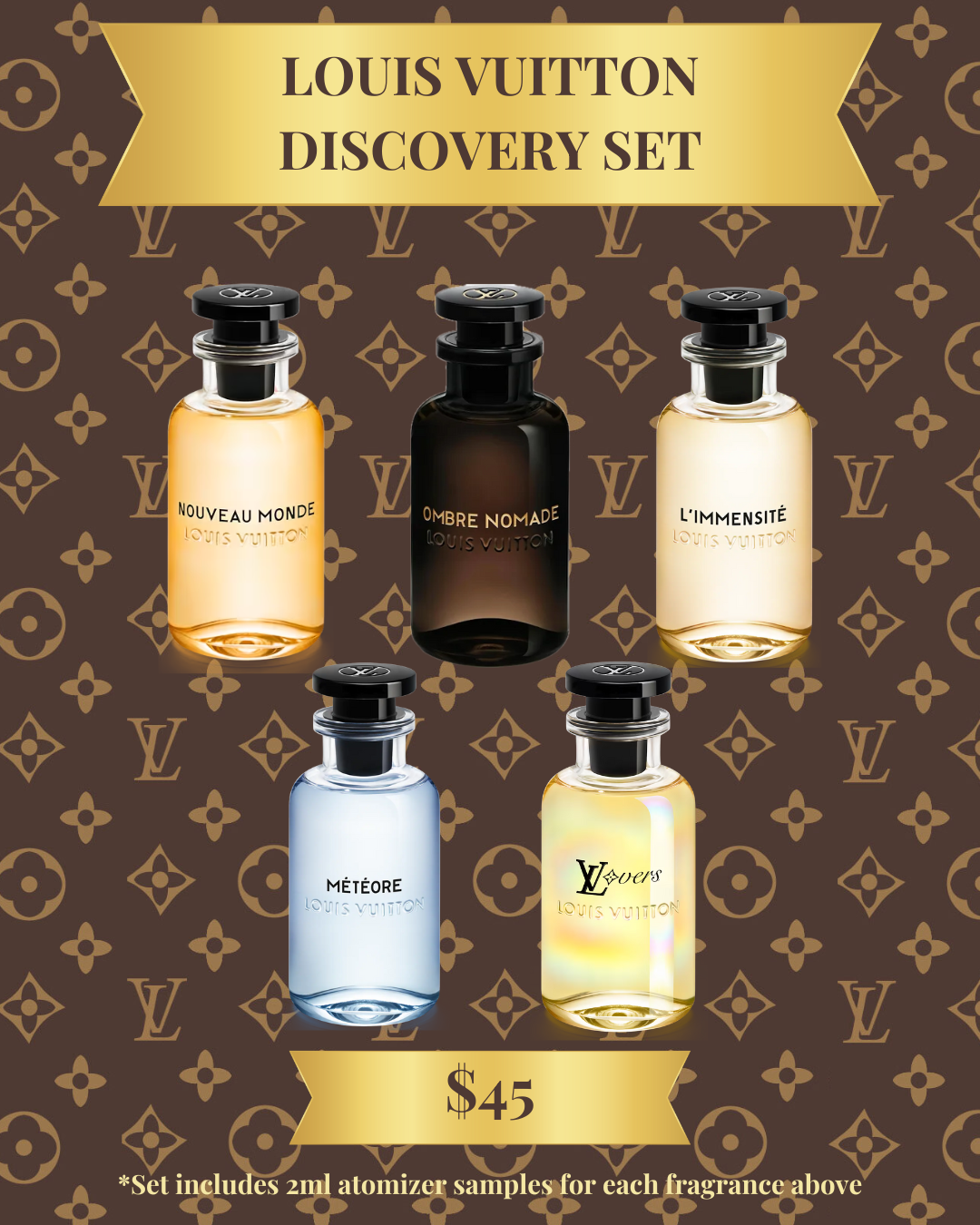 Perfume Gift Set Louis Vuitton Perfume Sample Louis Vuitton Discovery Set – X ML – Bluegrass Fragrance Co