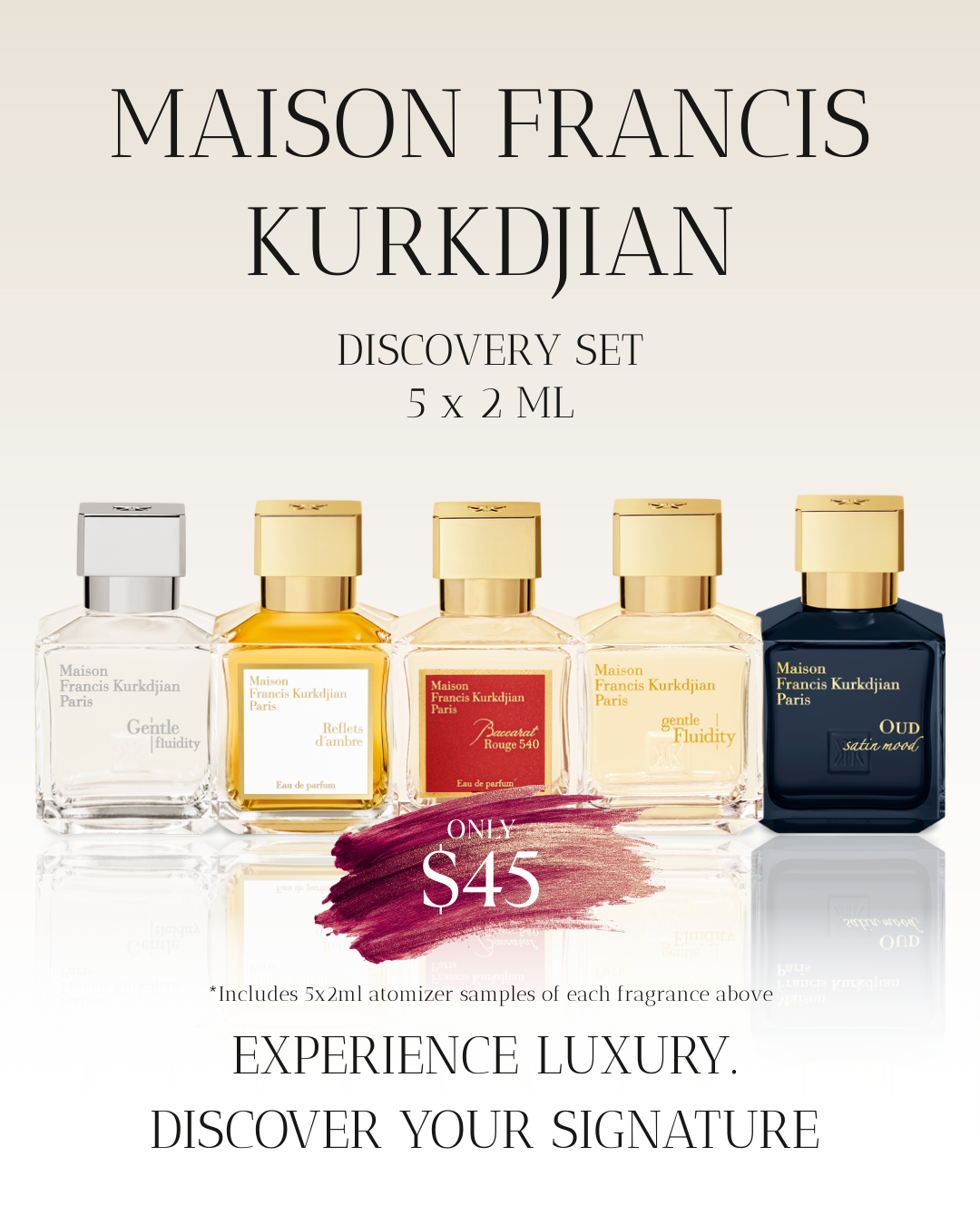 Maison Francis Kurkdjian Discovery Set – 5 x 2 mL