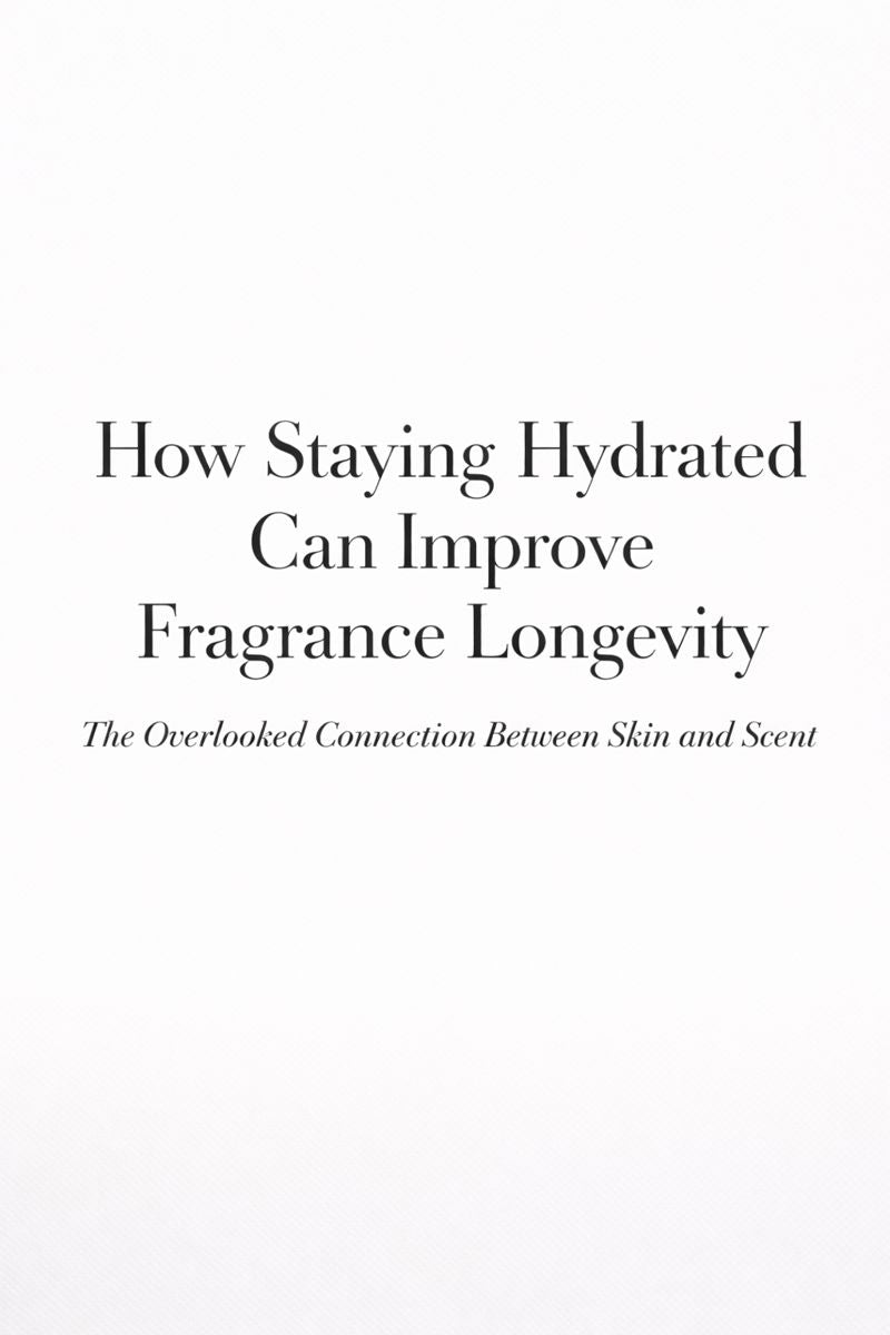 How Staying Hydrated Can Improve Fragrance Longevity: The Overlooked Connection Between Skin and Scent