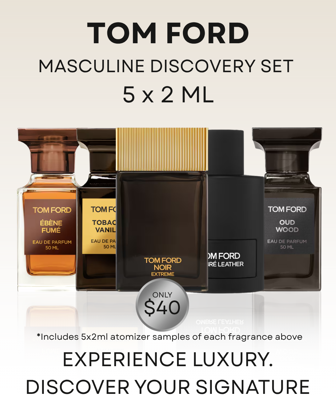 Tom Ford Masculine Discovery Set – 5 x 2 mL