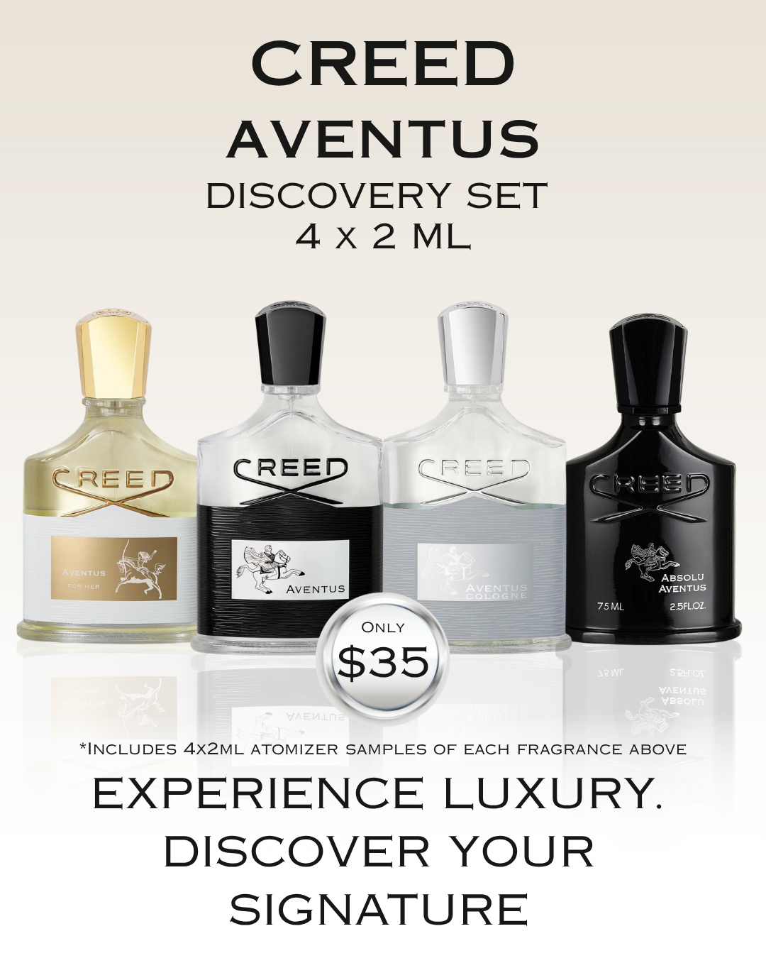 Creed Aventus Discovery Set – 4 x 2 mL
