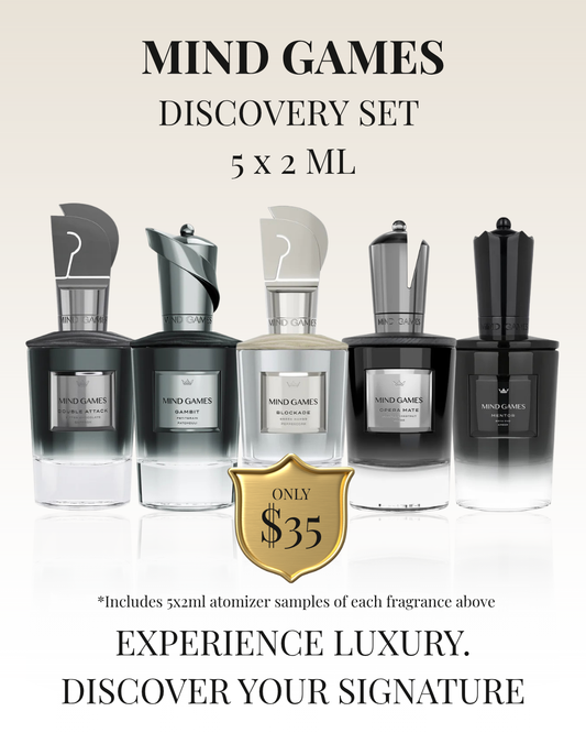 Mind Games Discovery Set – 5 x 2 mL (Bold & Dynamic)