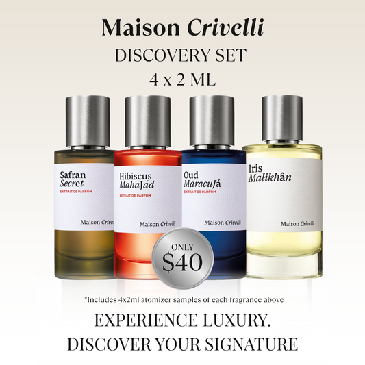 Maison Crivelli Discovery Set – 4 x 2 mL (See Description)