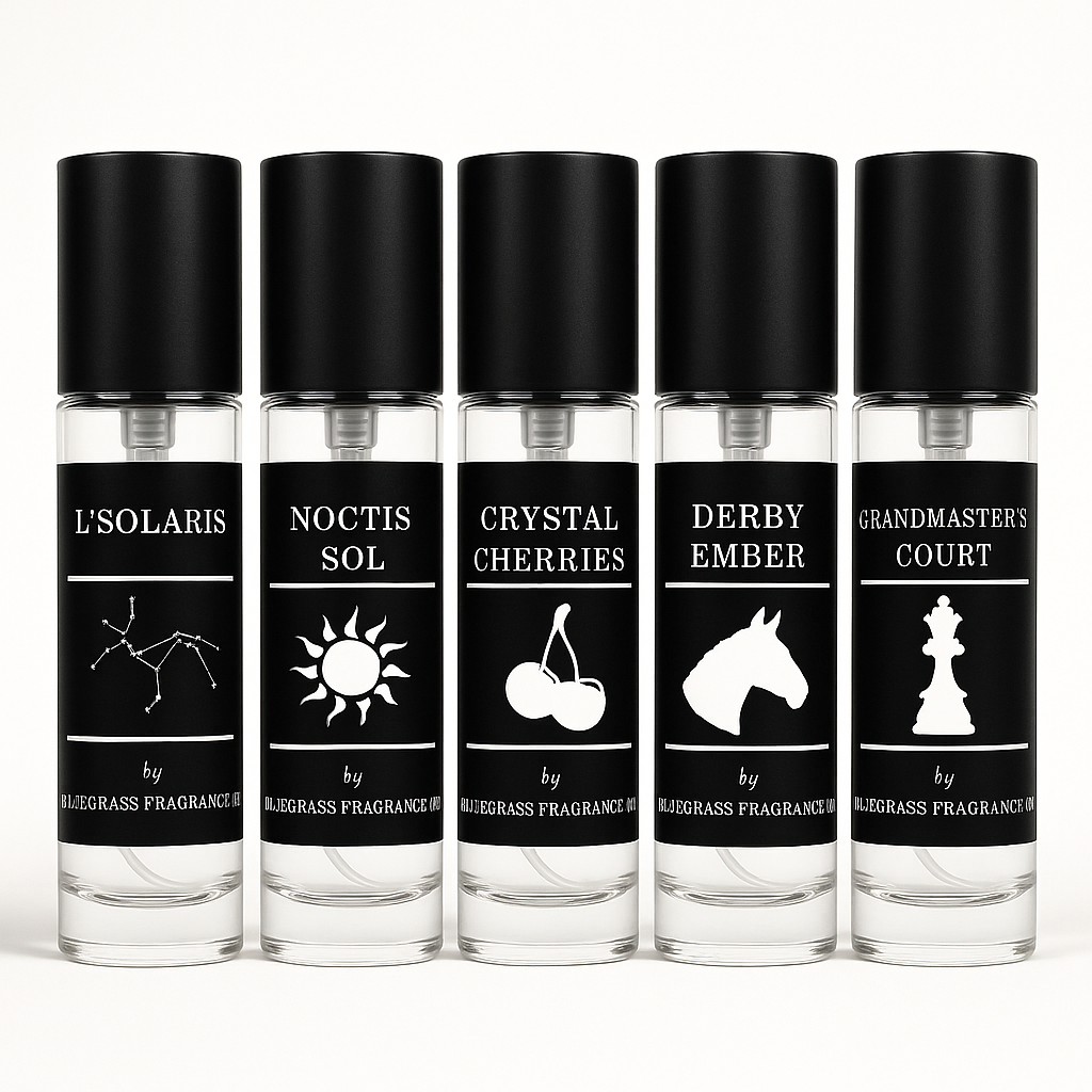 Bluegrass Fragrance Company Luxury Blends Discovery Set - 5 x 5ml