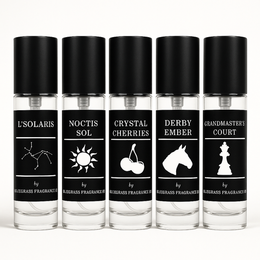 Bluegrass Fragrance Company Luxury Blends Discovery Set - 5 x 5ml