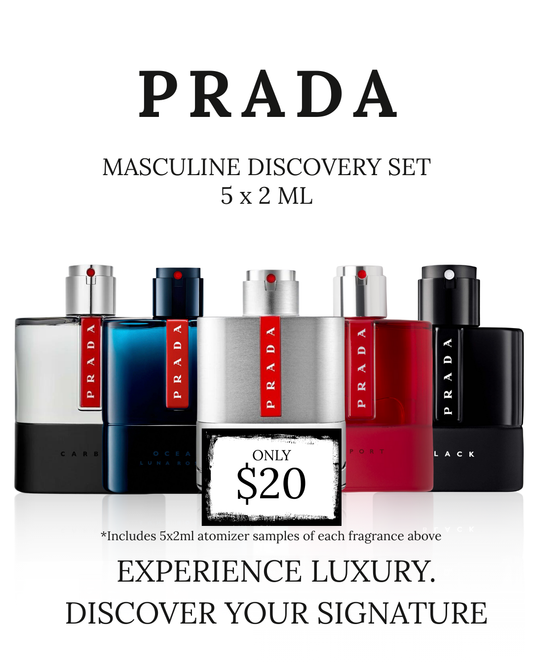 Prada Masculine Discovery Set - 5 x 2ml