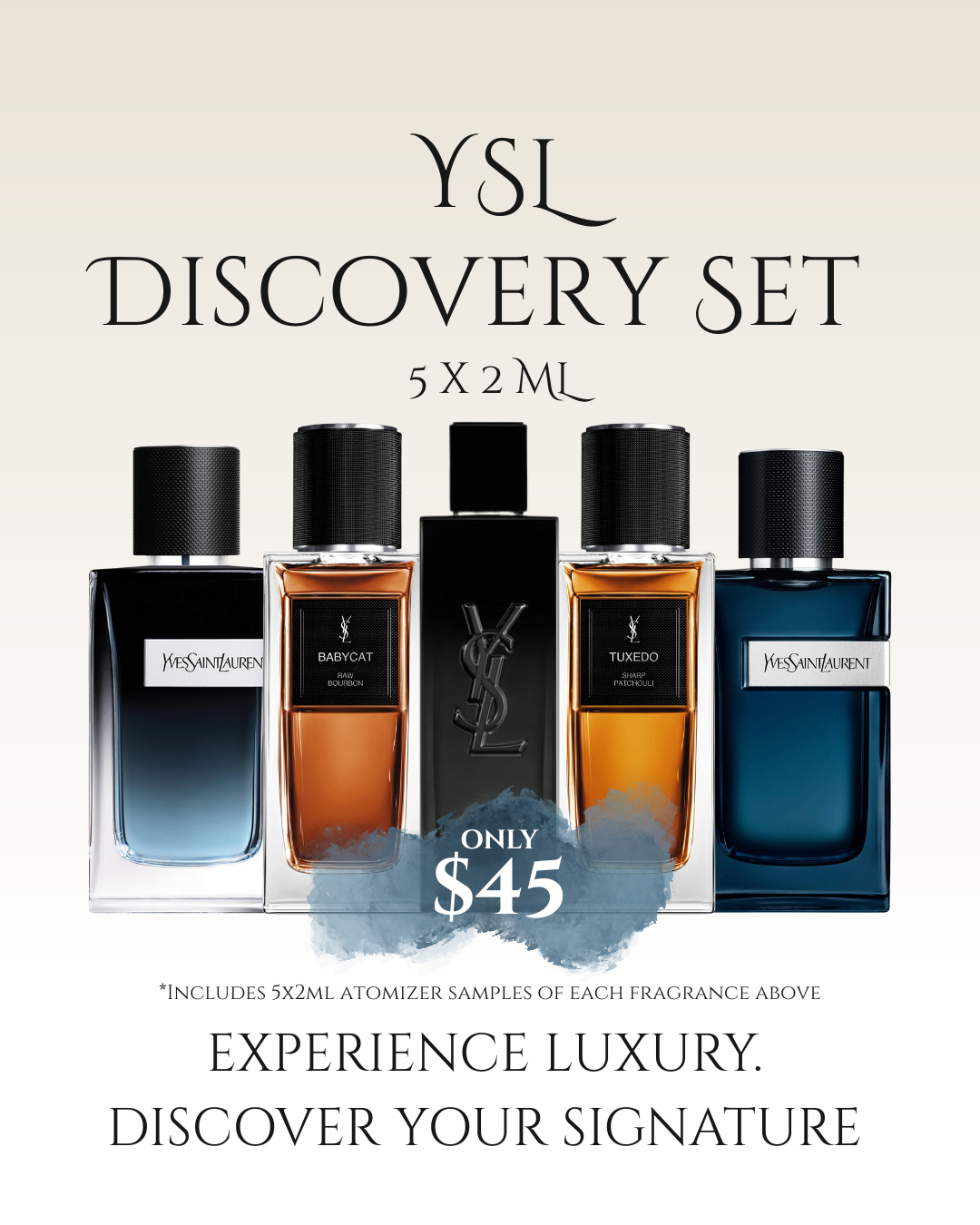Yves Saint Laurent (YSL) Discovery Set – 5 x 2 mL